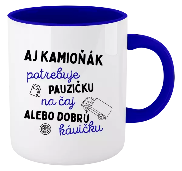 Hrnček  Aj kamioňák potrebuje pauzičku