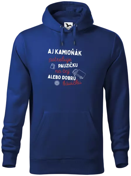 Pánska mikina Aj kamioňák potrebuje pauzičku