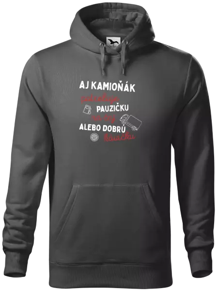 Pánska mikina Aj kamioňák potrebuje pauzičku