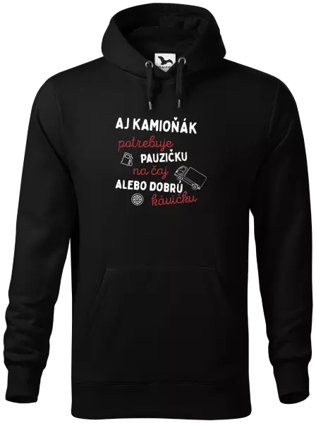 Pánska mikina Aj kamioňák potrebuje pauzičku