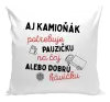 Vankúš Aj kamioňák potrebuje pauzičku