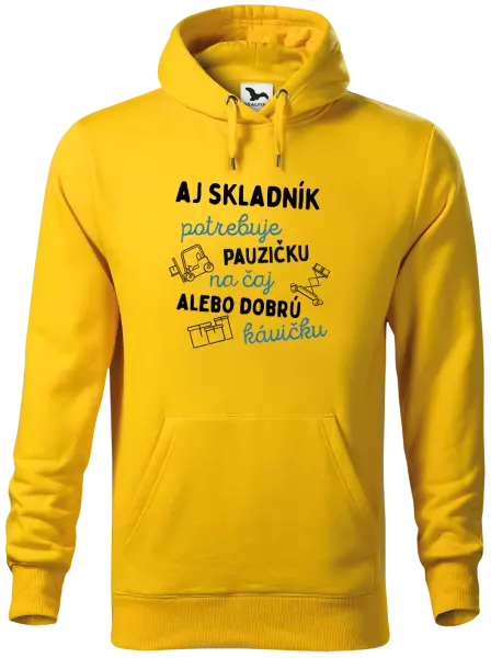 Pánska mikina Aj skladník potrebuje pauzičku