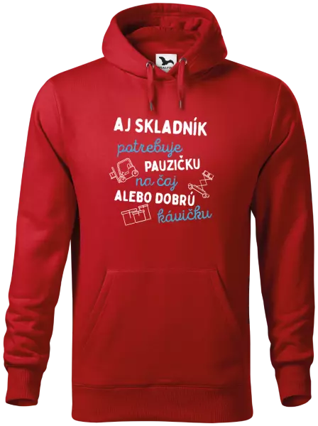 Pánska mikina Aj skladník potrebuje pauzičku