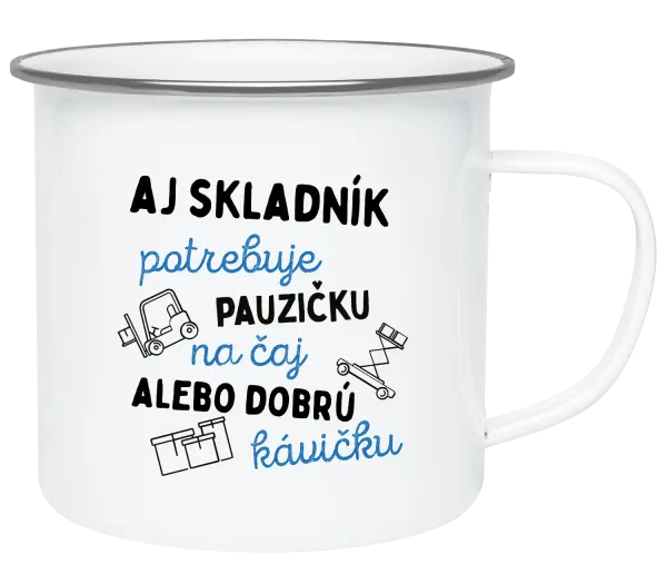 Plecháčik Aj skladník potrebuje pauzičku