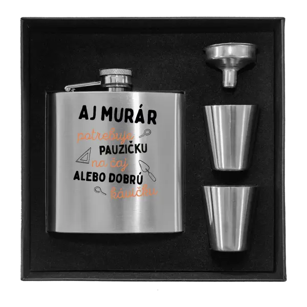 Ploskačka v krabičke Aj murár potrebuje pauzičku