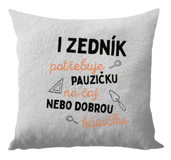 Vankúš Aj murár potrebuje pauzičku