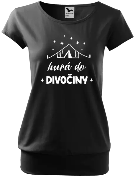 Dámske tričko Hurá do divočiny