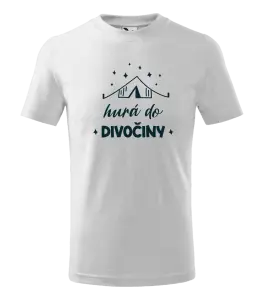 Detské tričko Hurá do divočiny