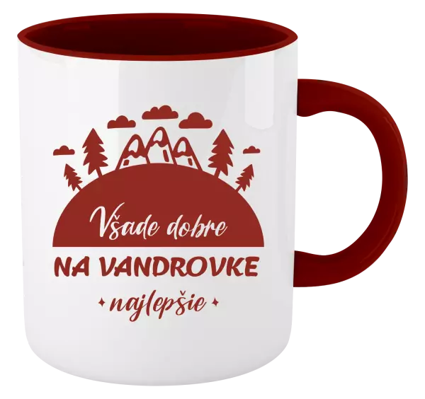 Hrnček  Všade dobre na vandrovke najlepšie