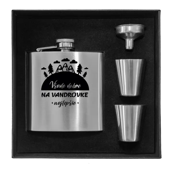 Ploskačka v krabičke Všade dobre na vandrovke najlepšie