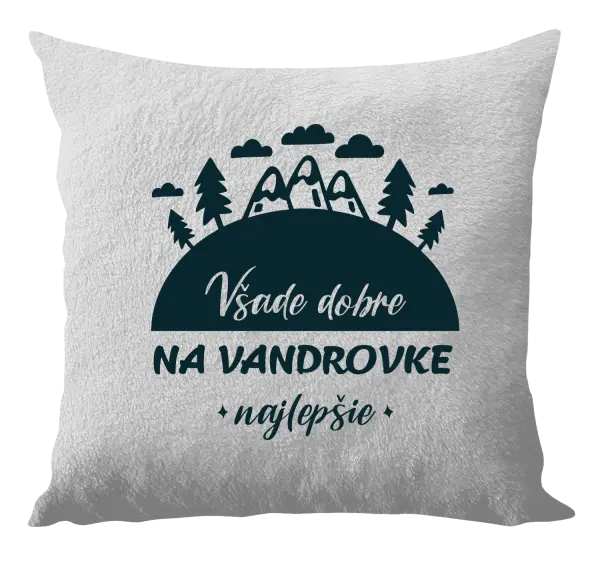 Vankúš Všade dobre na vandrovke najlepšie