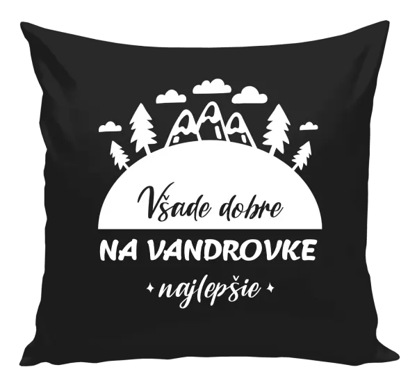 Vankúš Všade dobre na vandrovke najlepšie