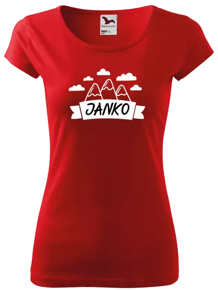 Dámske tričko Hory s menom