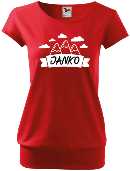 Dámske tričko Hory s menom
