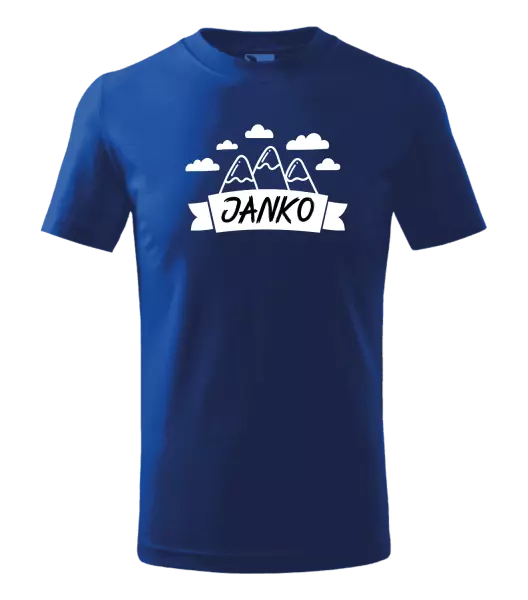 Detské tričko Hory s menom