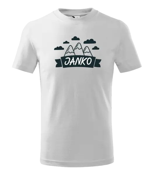 Detské tričko Hory s menom
