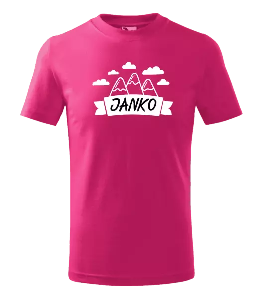 Detské tričko Hory s menom