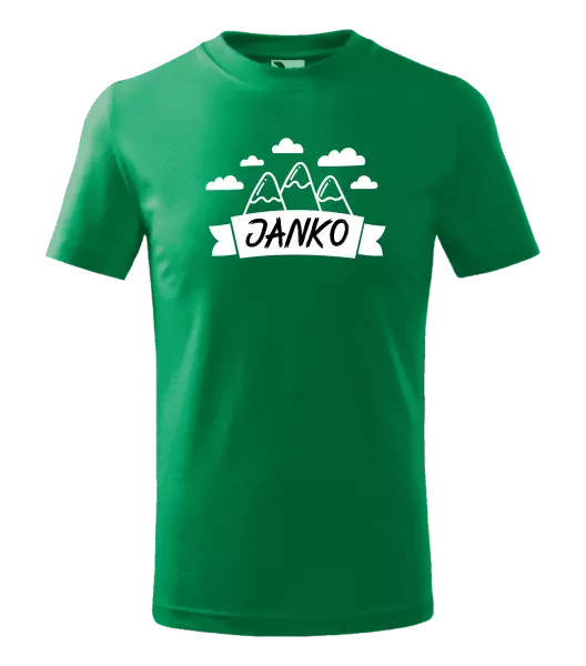 Detské tričko Hory s menom