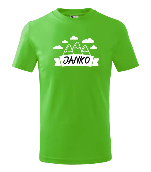 Detské tričko Hory s menom