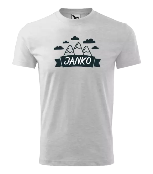 Detské tričko Hory s menom