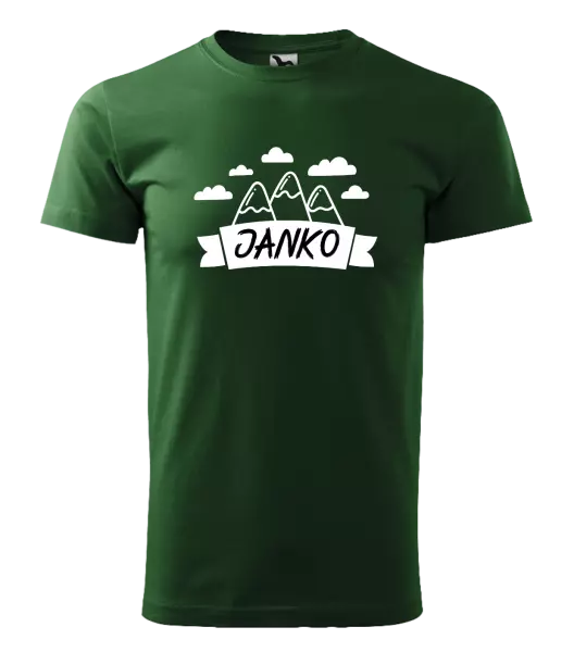 Pánske tričko Hory s menom