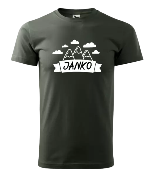Pánske tričko Hory s menom