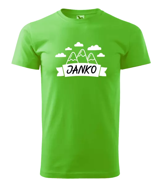 Pánske tričko Hory s menom