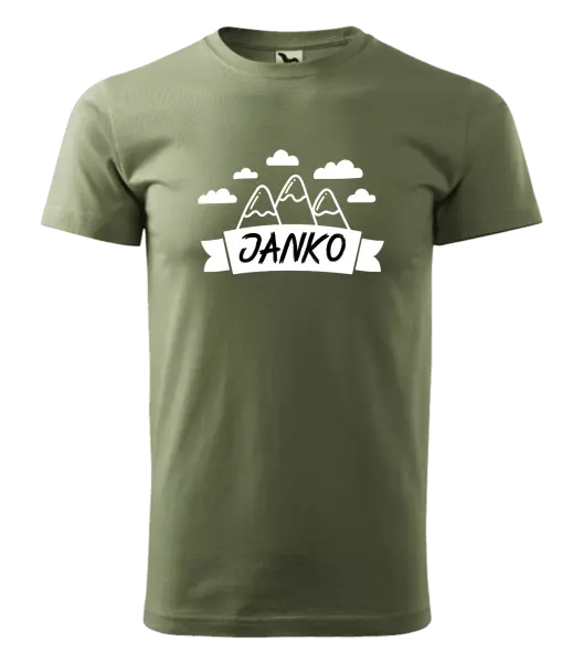 Pánske tričko Hory s menom