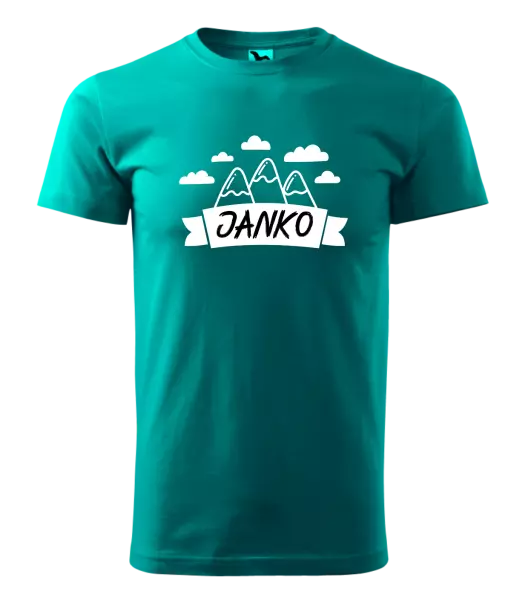 Pánske tričko Hory s menom