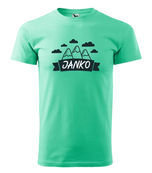 Pánske tričko Hory s menom