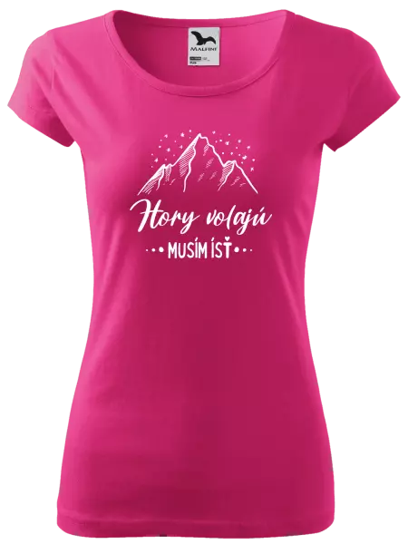 Dámske tričko Hory volajú, musím ísť 