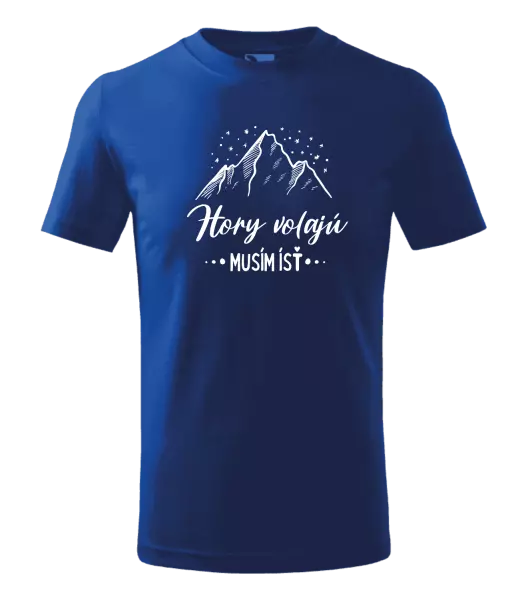 Detské tričko Hory volajú, musím ísť 