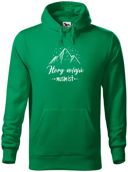 Pánska mikina Hory volajú, musím ísť 