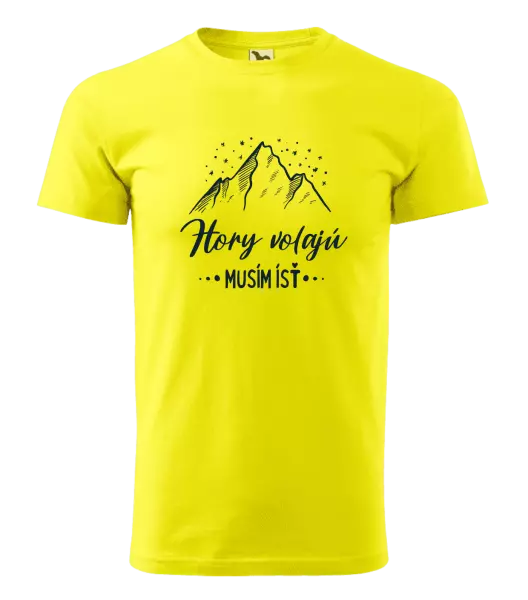 Pánske tričko Hory volajú, musím ísť 