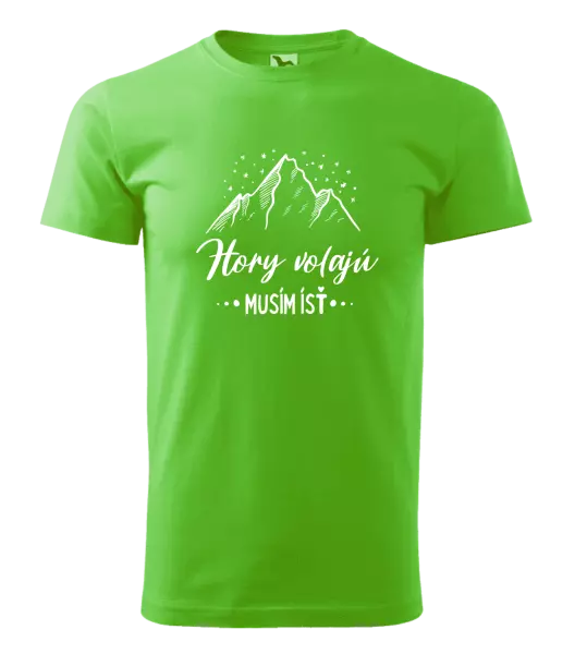 Pánske tričko Hory volajú, musím ísť 