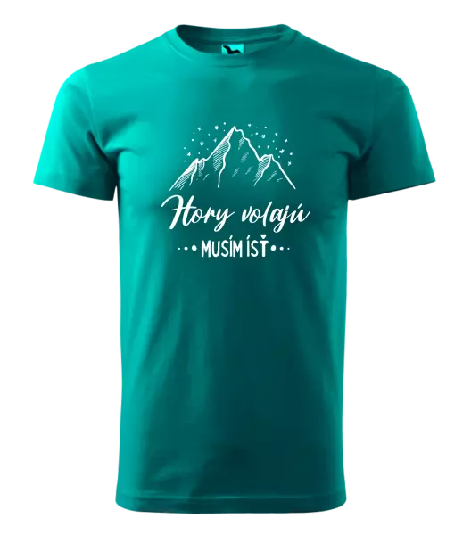 Pánske tričko Hory volajú, musím ísť 