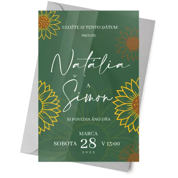 Plexi oznámenie SANY 