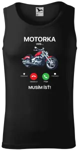 Pánske tielko Motorka volá... musím ísť!