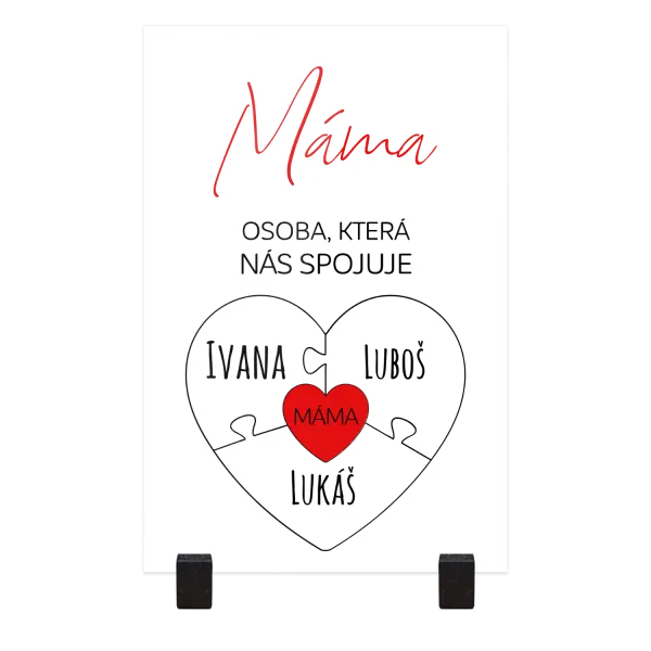 Plexisklo 10 mm Máma - osoba, která nás spojuje