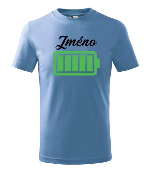 Detské tričko Baterka s menom