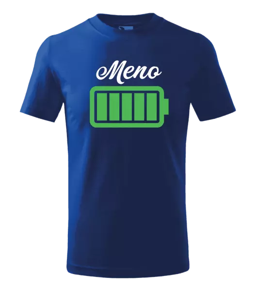 Detské tričko Baterka s menom