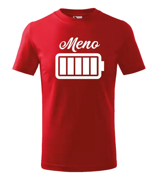 Detské tričko Baterka s menom