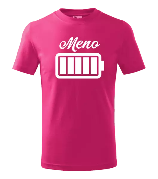 Detské tričko Baterka s menom