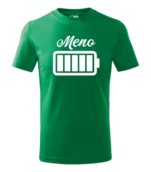 Detské tričko Baterka s menom