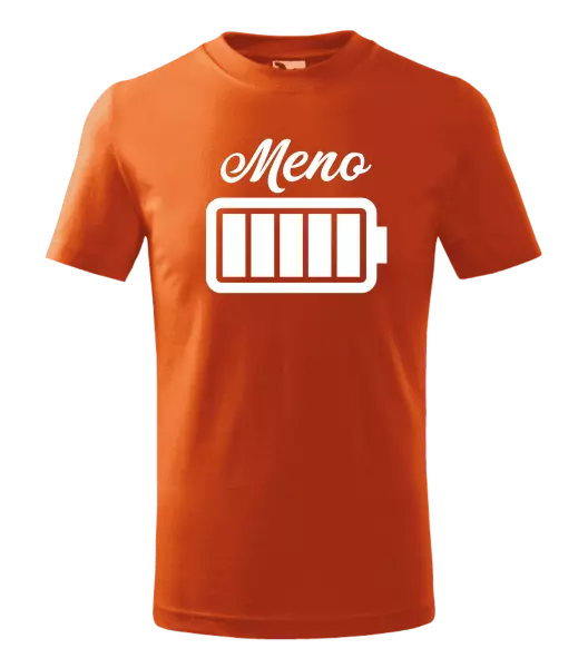 Detské tričko Baterka s menom