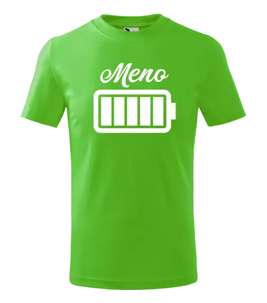 Detské tričko Baterka s menom