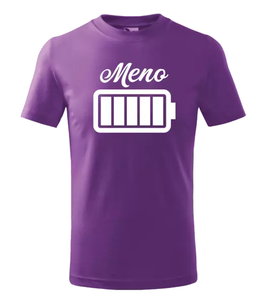 Detské tričko Baterka s menom