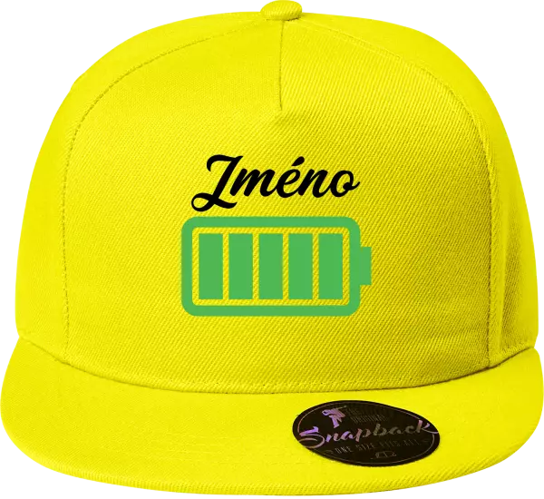 Snapback šiltovka Baterka s menom