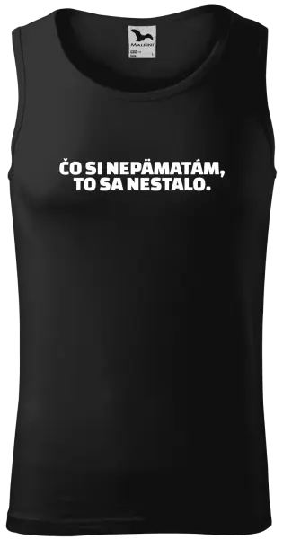 Pánske tielko Čo si nepämatám, to sa nestalo