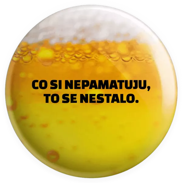 Placka Čo si nepämatám, to sa nestalo